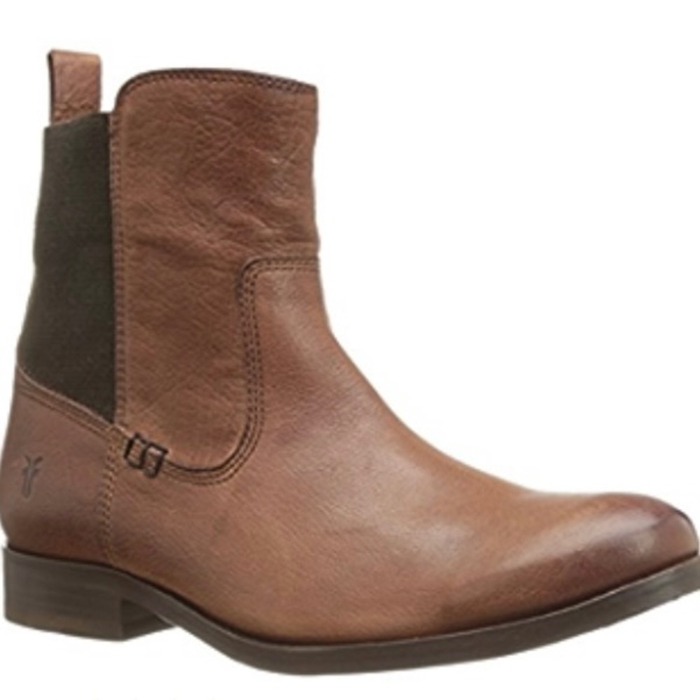 Frye Molly Gore Short Boot in Whiskey